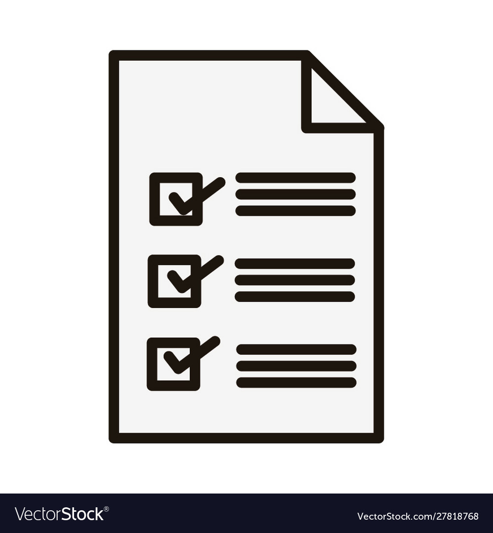 Isolated document icon design