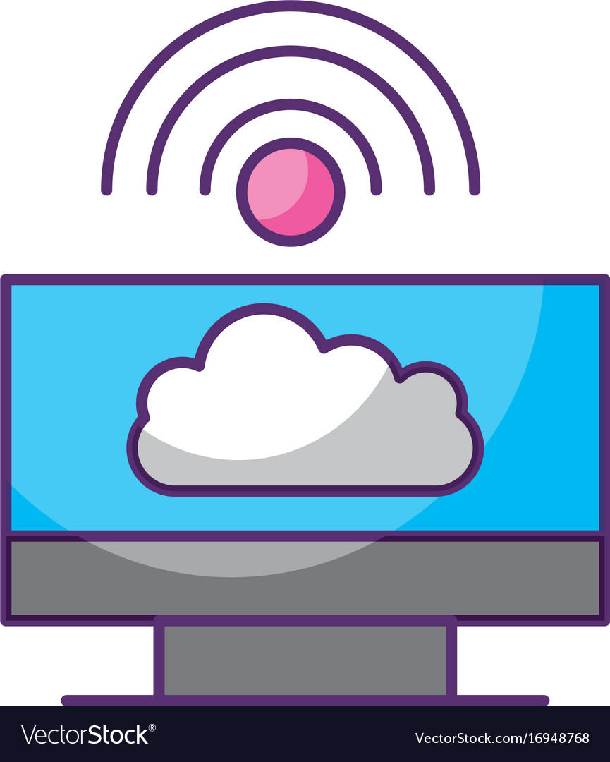 Monitor computer with cloud computing