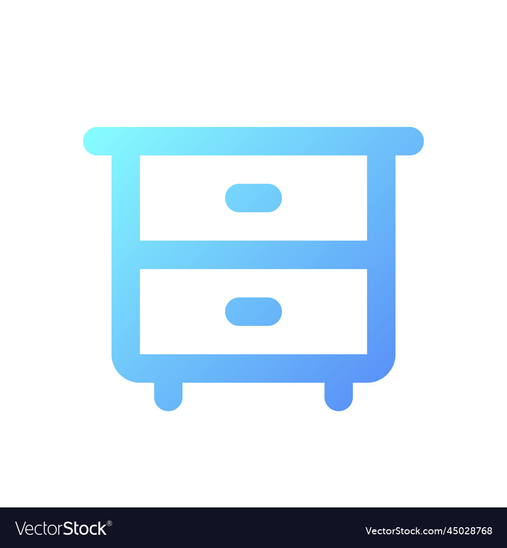 Nightstand pixel perfect gradient linear ui icon