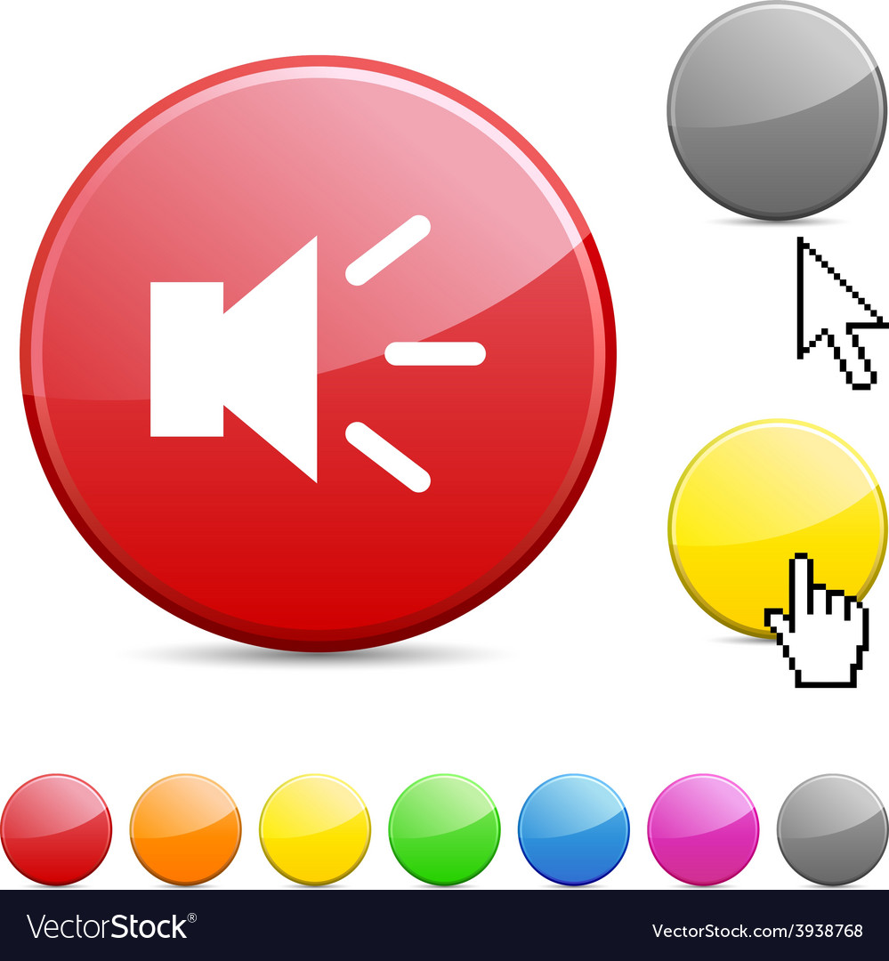 Sound glossy button