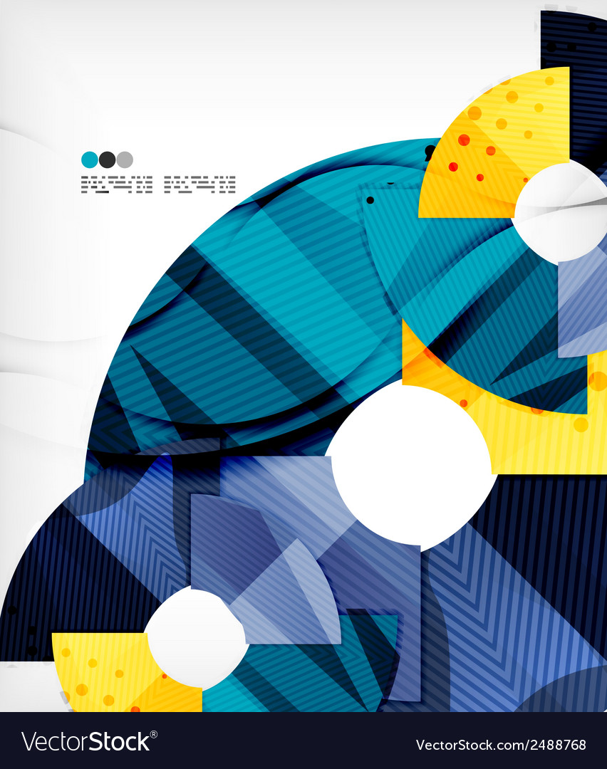 Techno Abstract Composition