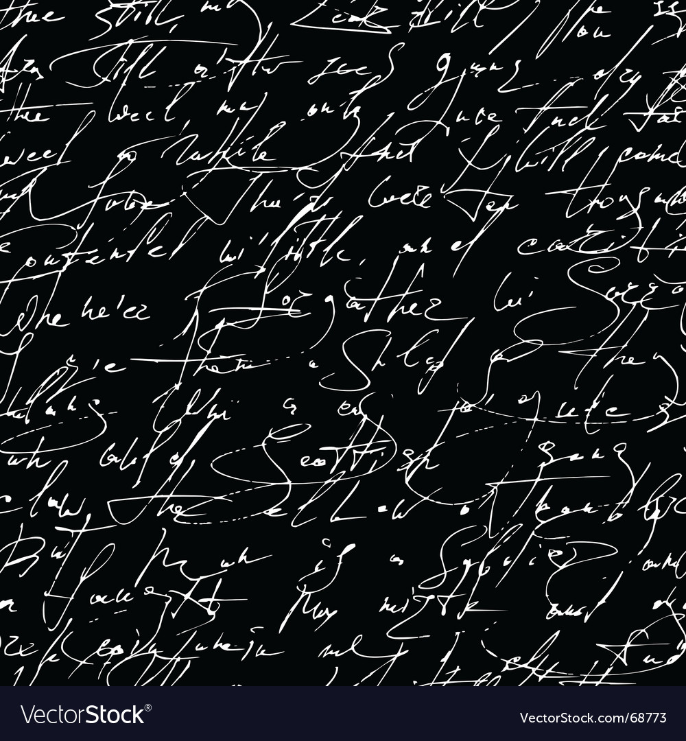Kalligraphische Schriftmuster