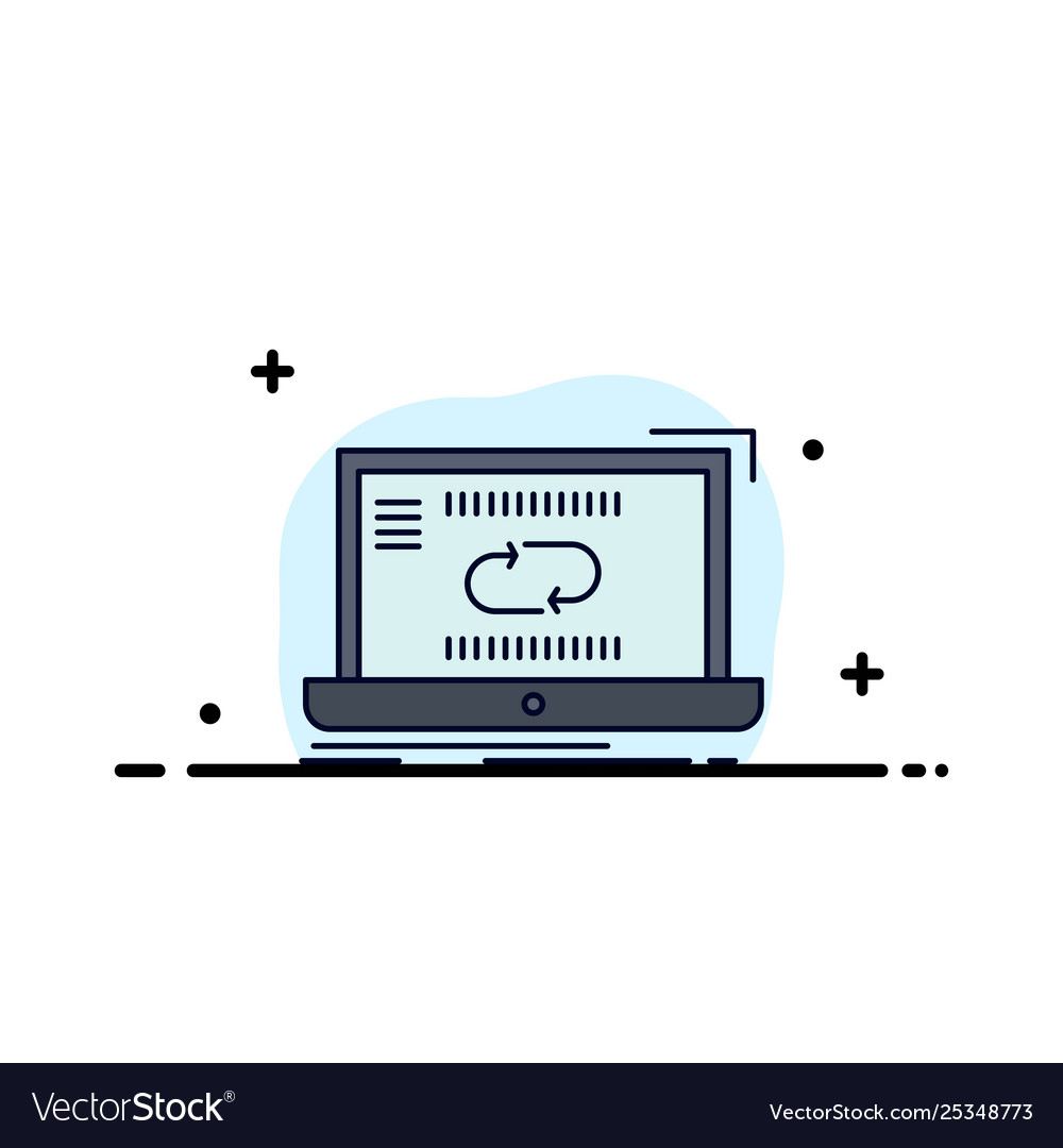 Communication connection link sync Vector Image Communication connection link sync