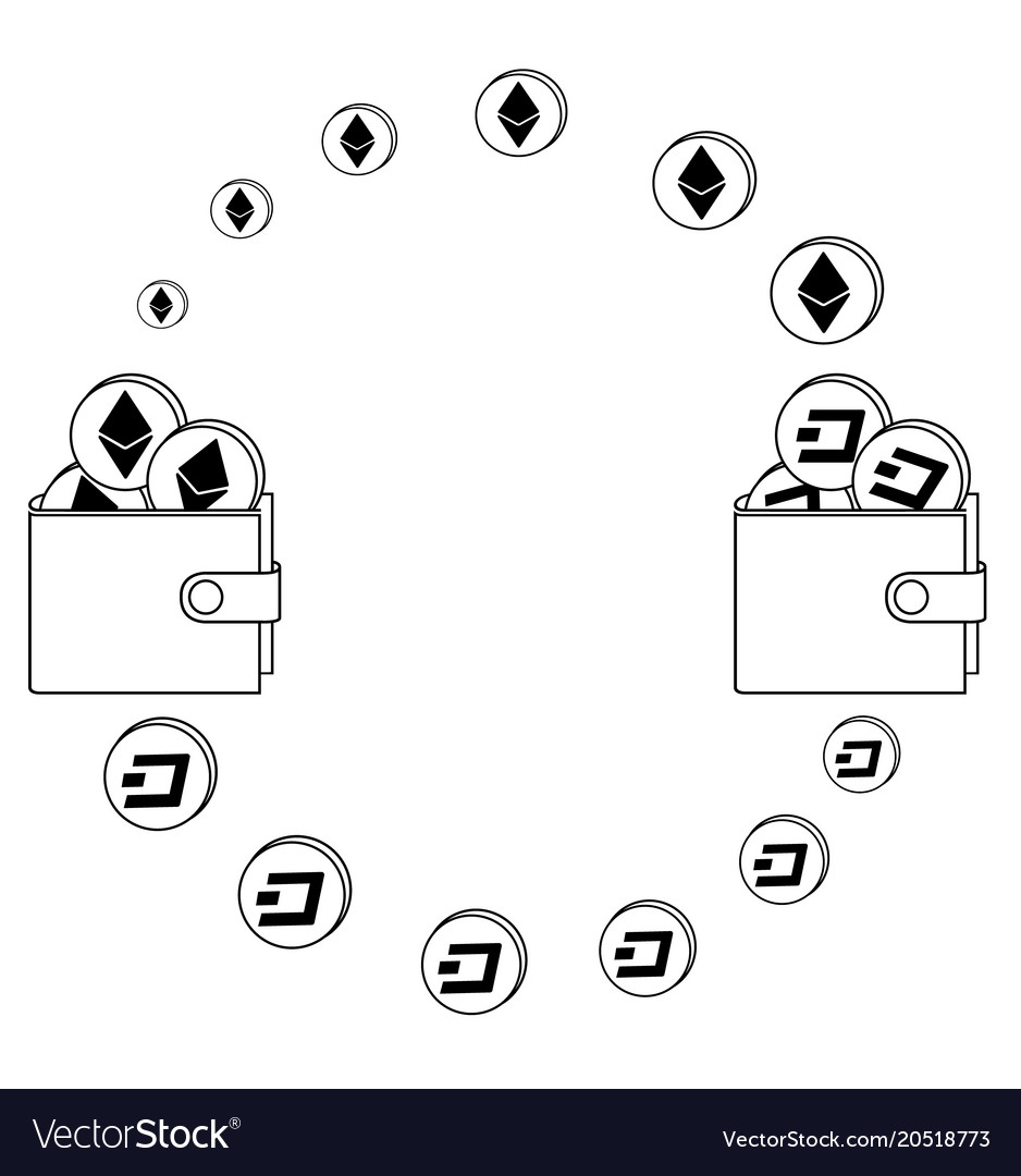 Exchange between ethereum and dash in the wallet
