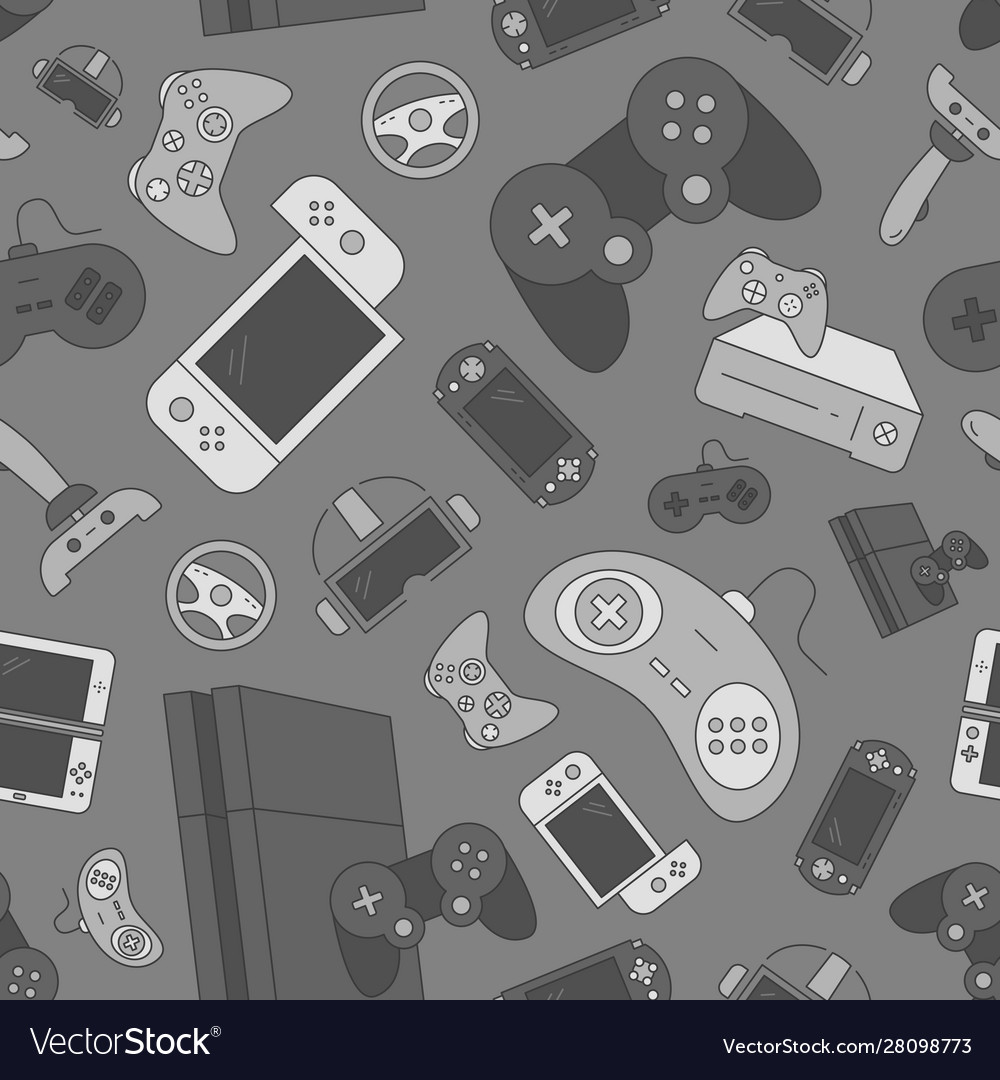 Gaming Console & Gamepad Pattern