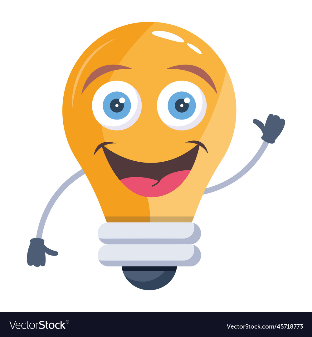 Happy light Royalty Free Vector Image - VectorStock