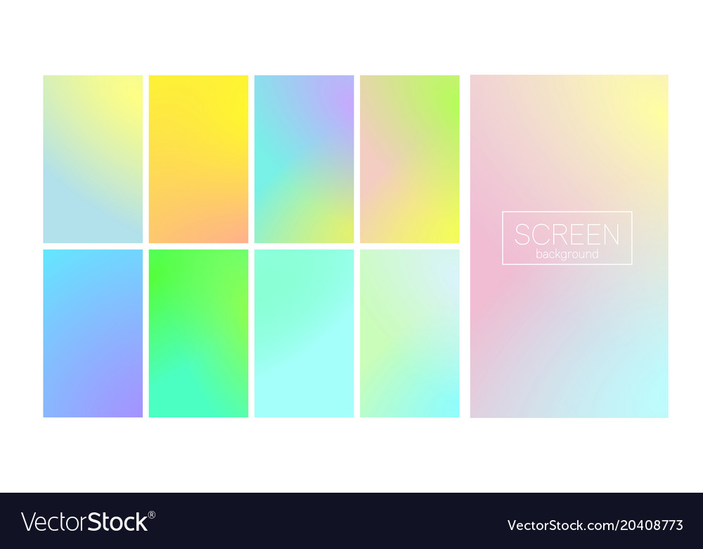 Modern gradient set abstract background