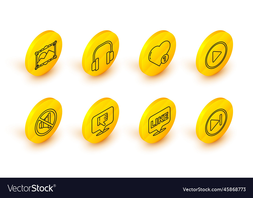 Set line fast forward like in speech bubble vector image Set line fast forward like in speech bubble