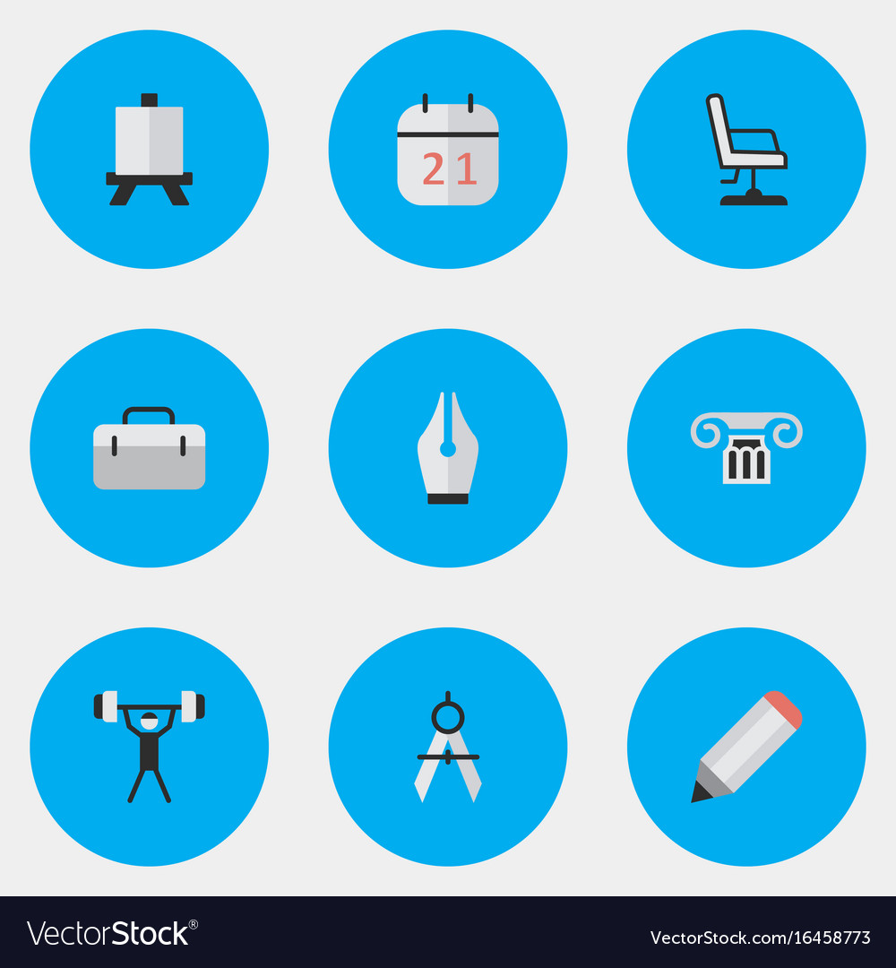 Set of simple knowledge icons
