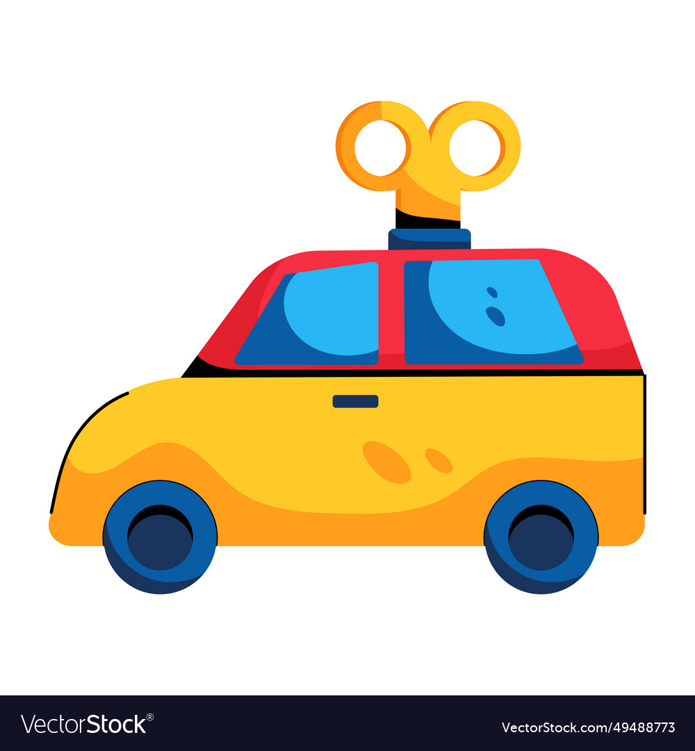 Toy car Royalty Free Vector Image - VectorStock