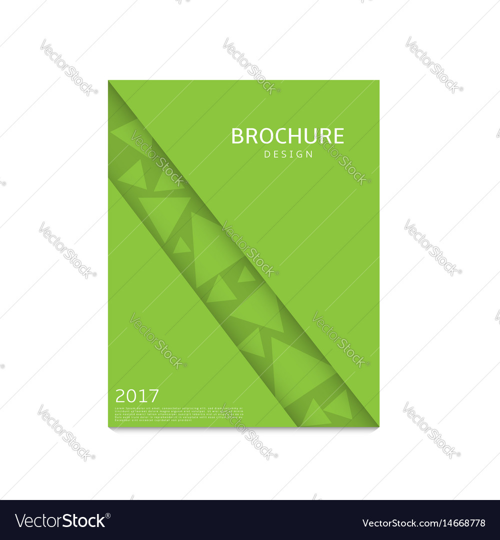 Abstract business brochure