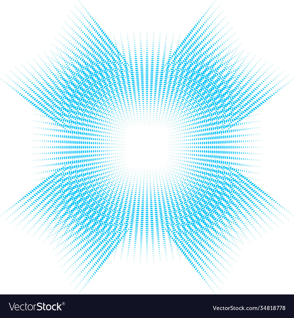 Abstract halftone design element vector image Abstract halftone design element