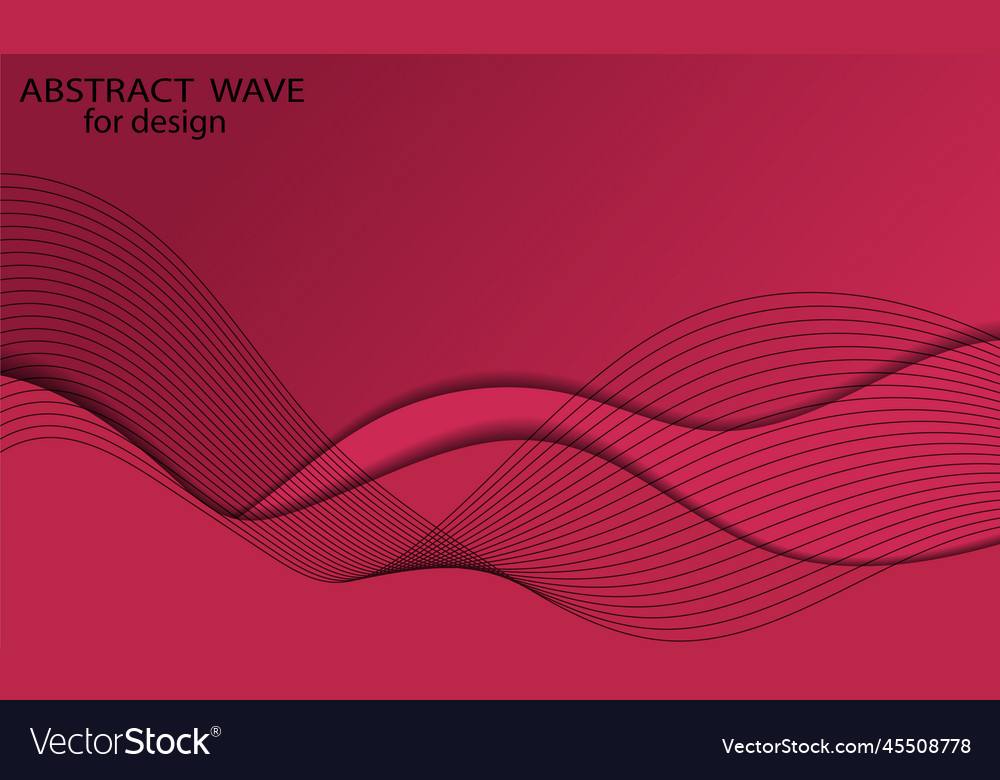 Abstract wave element for design digital vector image Abstract wave element for design digital