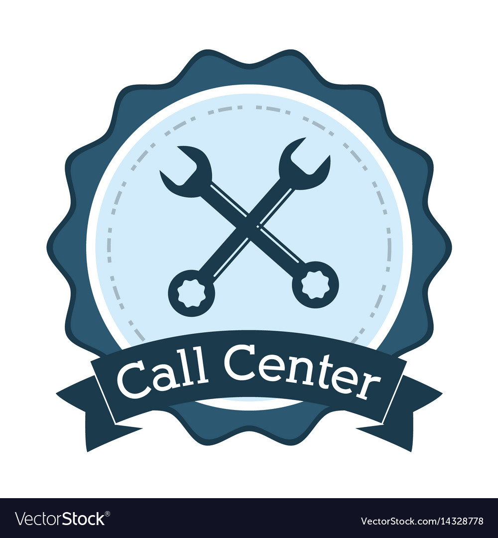 Call center support technical badge