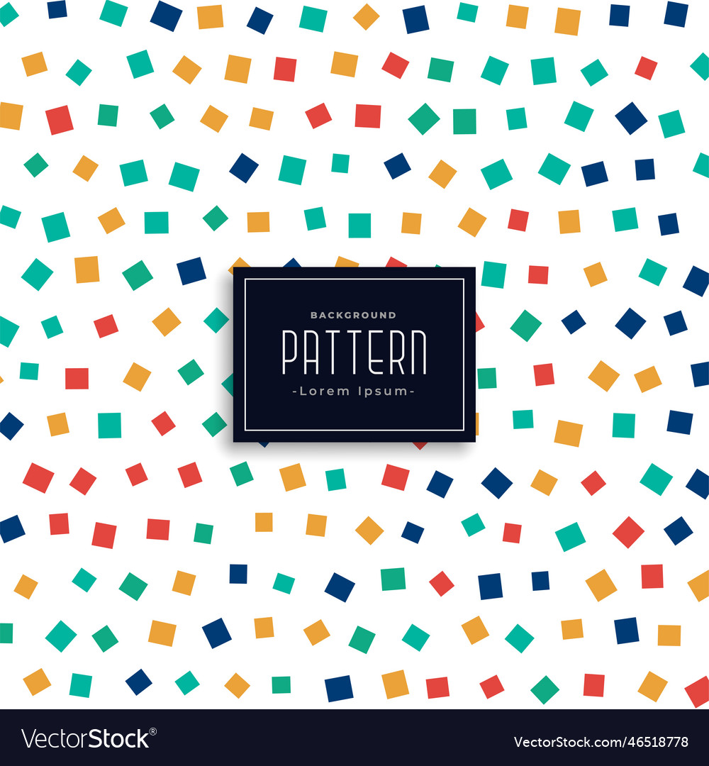 Colorful square pattern background design
