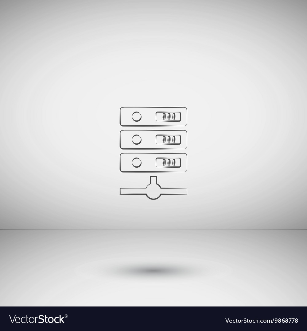 Computer server icon