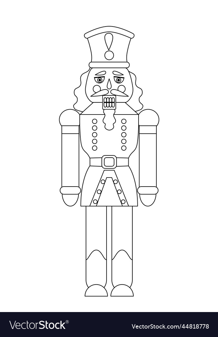 Nutcracker Line Art Icon