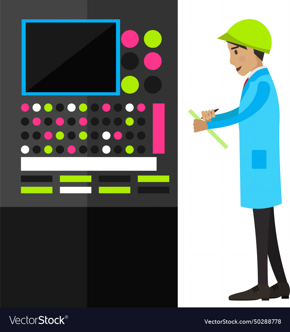 Operator controlling technological process