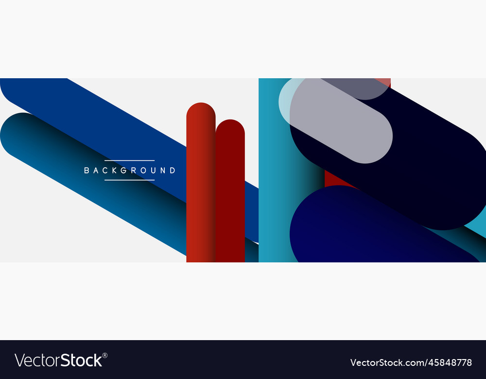 Overlapping round shapes and lines background Vector Image Overlapping round shapes and lines background