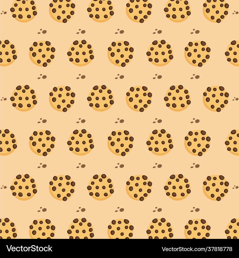 Biscut Pattern Seamless pattern bisquit Royalty Free Vector Image