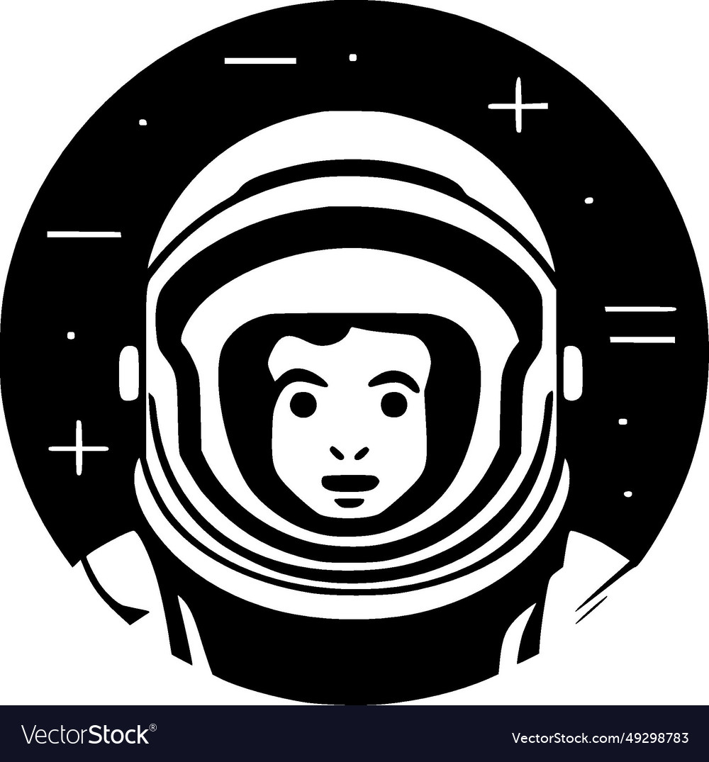 Astronaut - black and white