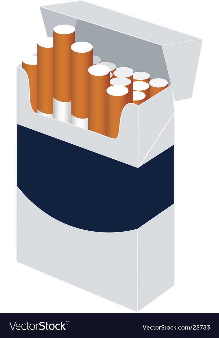 Cigarettes Royalty Free Vector Image - VectorStock