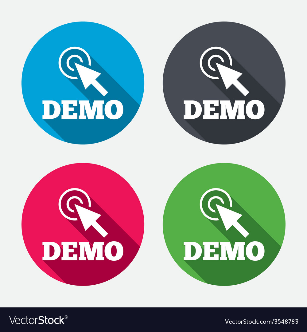 Cursor Icon Set - Demo Buttons