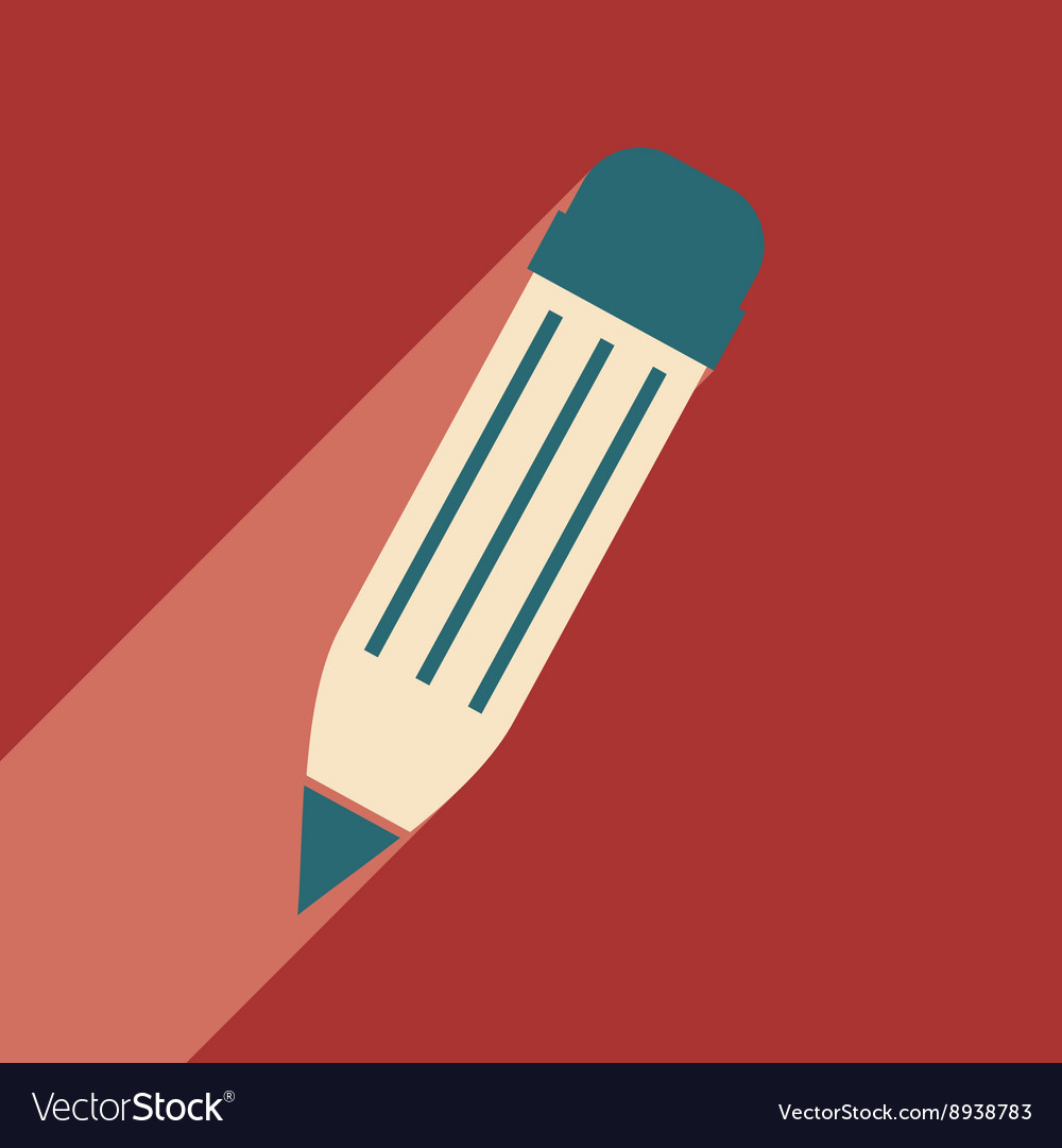 Flat with shadow icon and mobile application