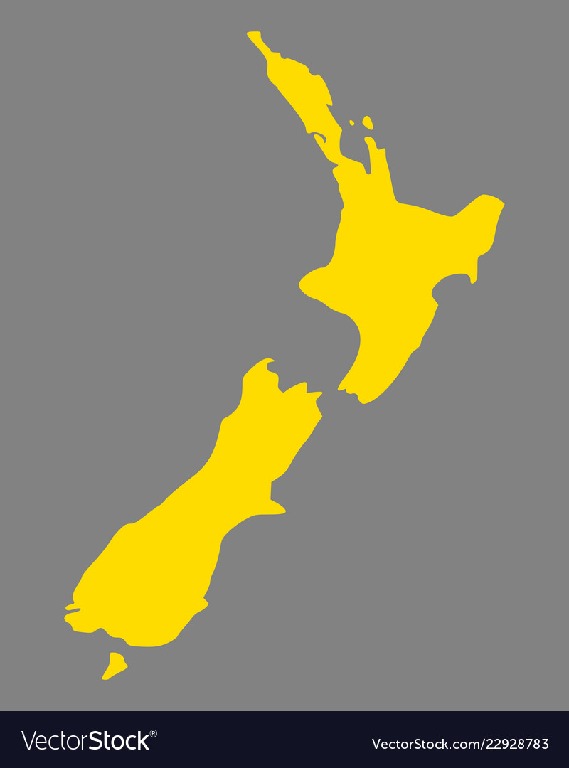 Map of new zealand