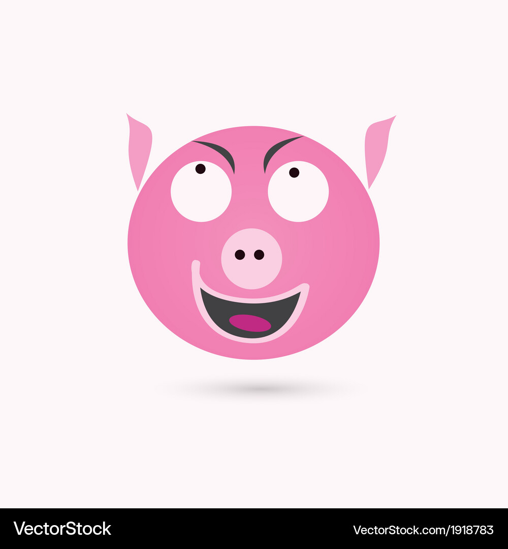 Pig Royalty Free Vector Image - VectorStock
