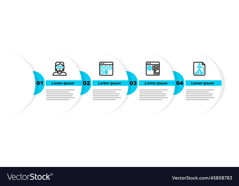 Zeilenflussdiagramm Browser Einstellung Dateien vector image Zeilenflussdiagramm Browser Einstellung Dateien