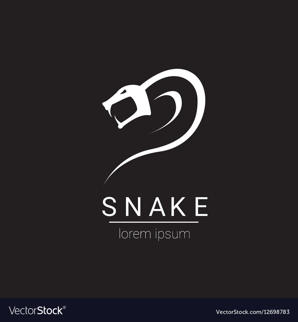 Snake simple logo design element