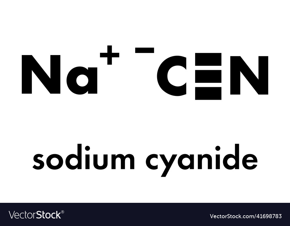 sodium-cyanide-chemical-structure-skeletal-formula