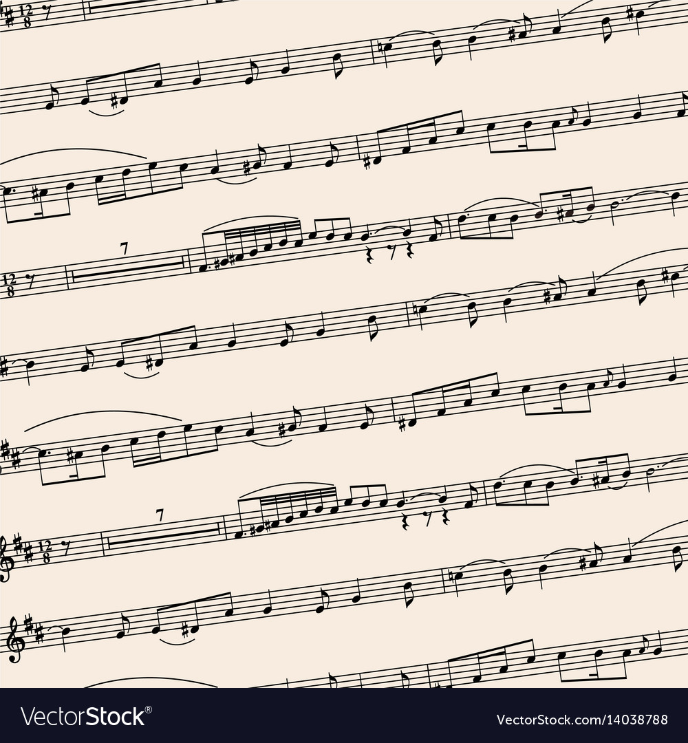 Background with notes