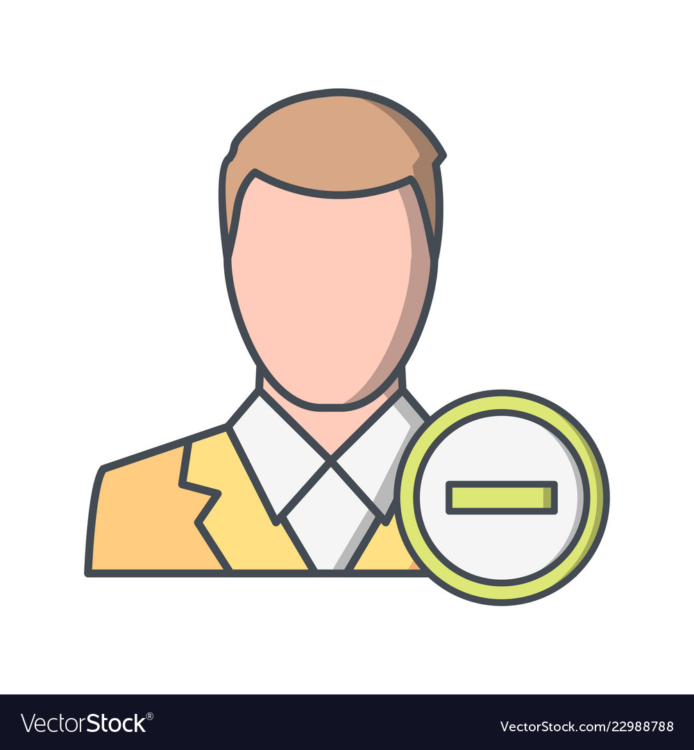Block user icon Royalty Free Vector Image - VectorStock