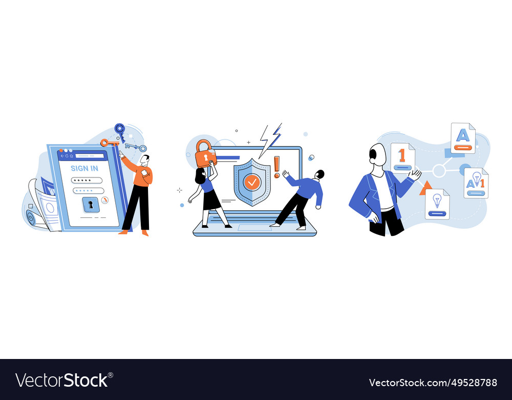 Database security the archive serves as secure vector image Database security the archive serves as secure