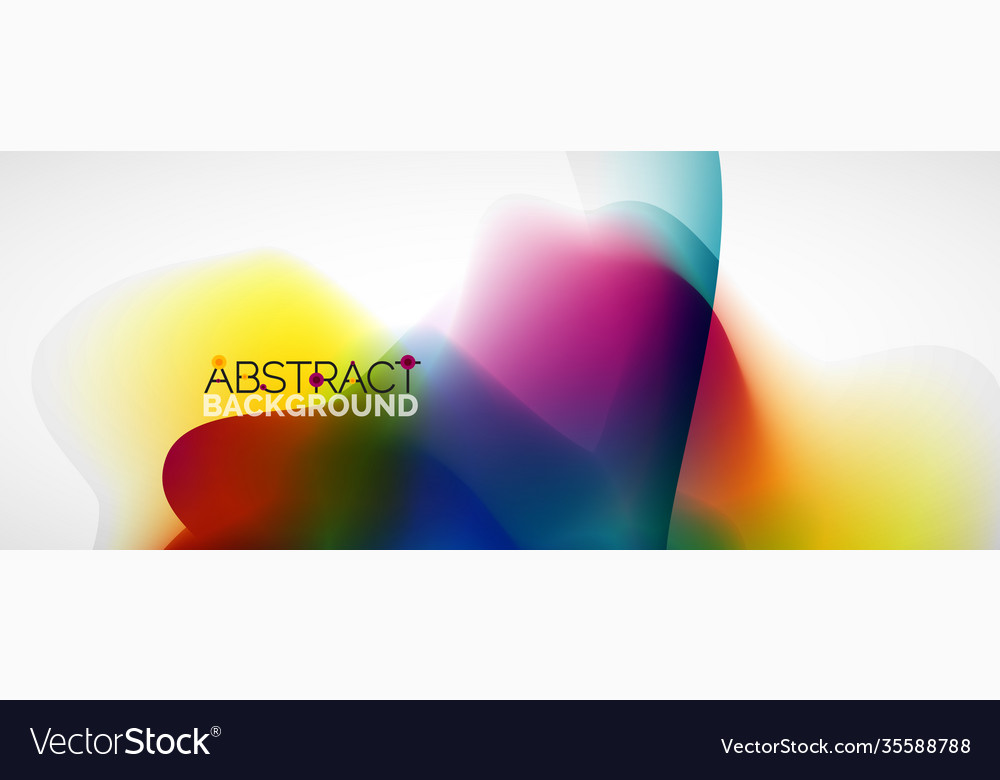 Fluid color gradient abstract background trendy Vector Image Fluid color gradient abstract background trendy