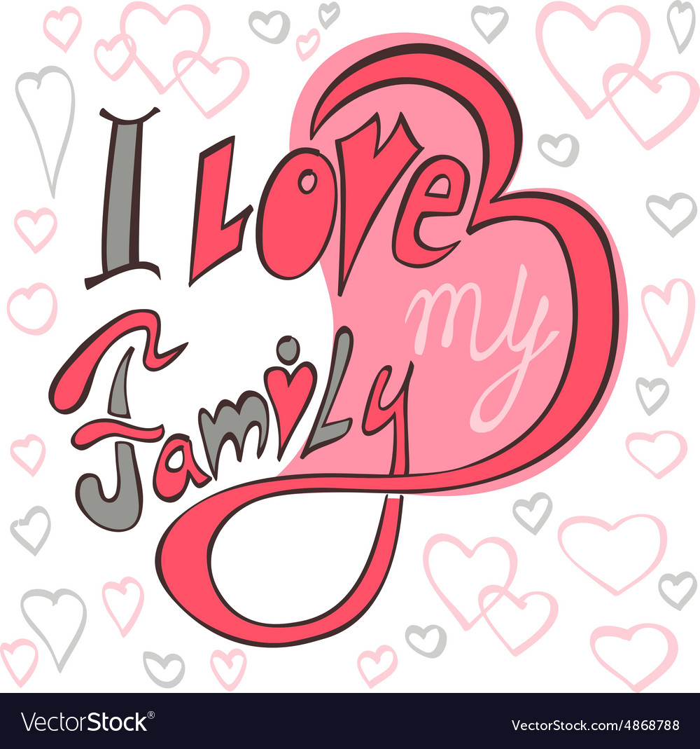 I love my life heart sign Royalty Free Vector Image