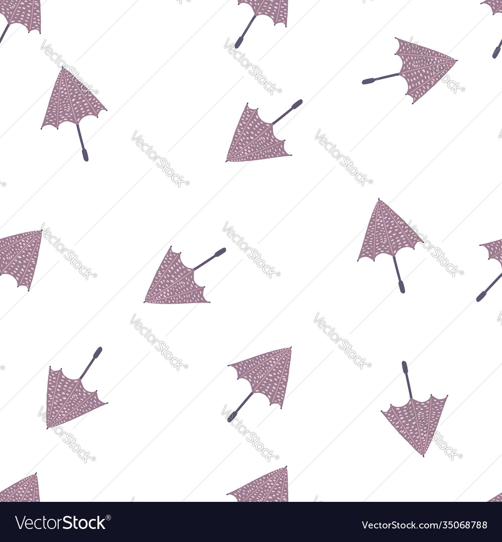 Isolated random seamless pattern with doodle vector image Isolated random seamless pattern with doodle