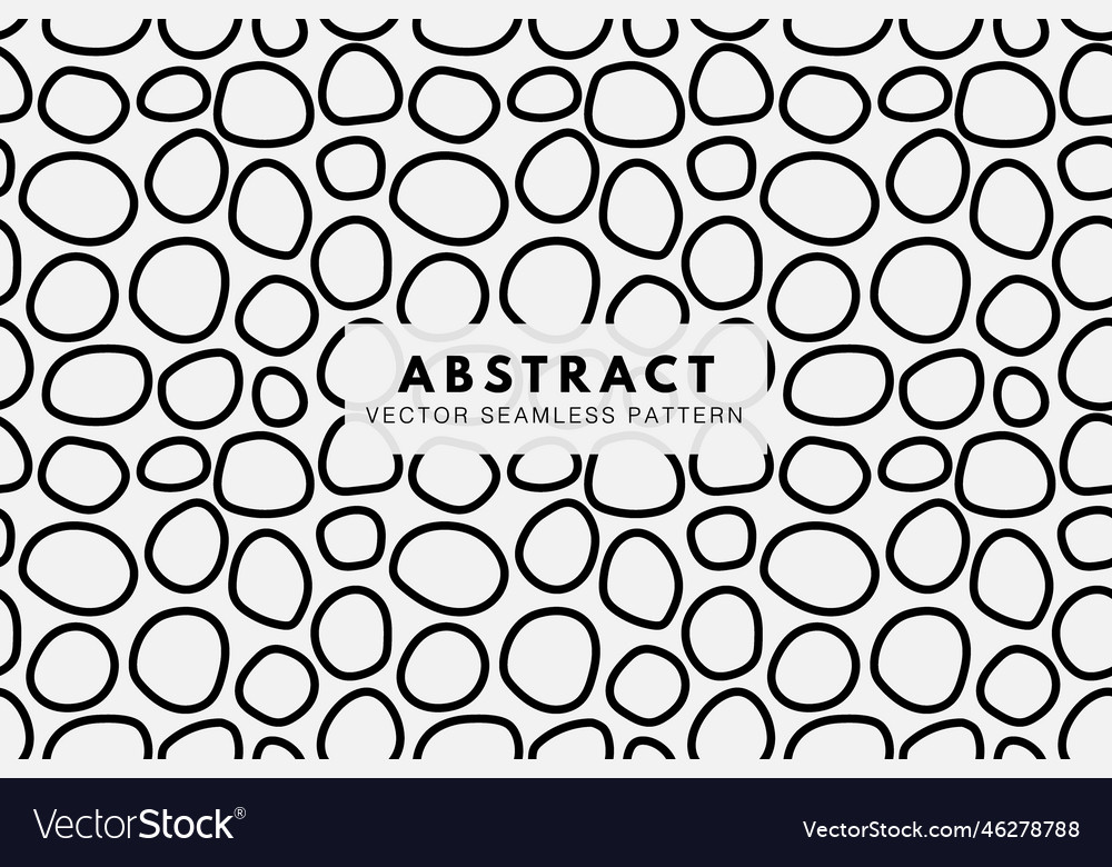 Seamless Round Outline Pattern