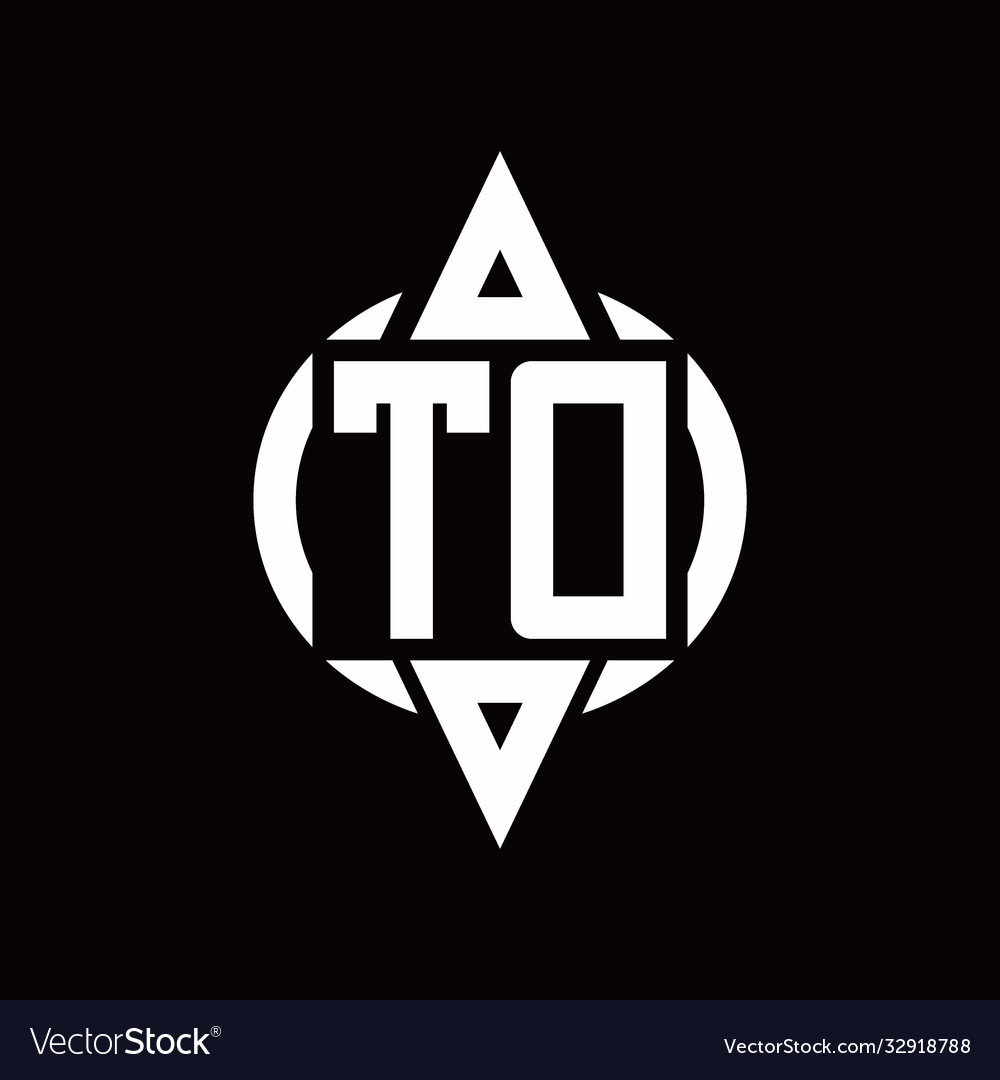 Td logo with circle rounded combine triangle top