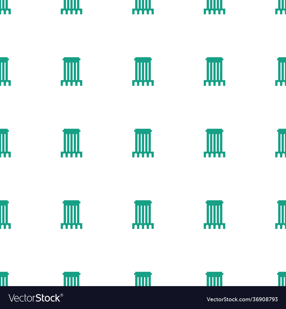 Building icon pattern seamless white background