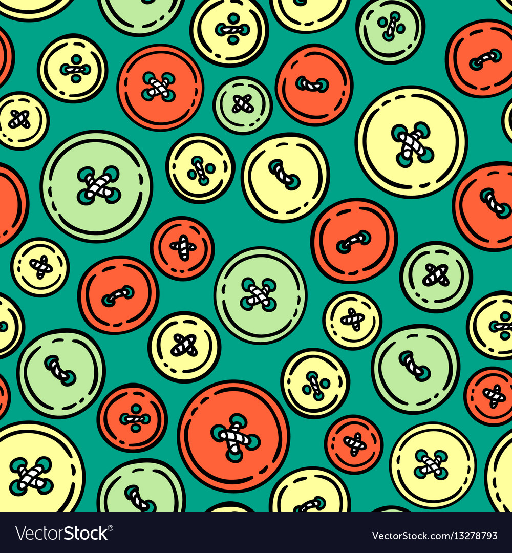Buttons seamless pattern