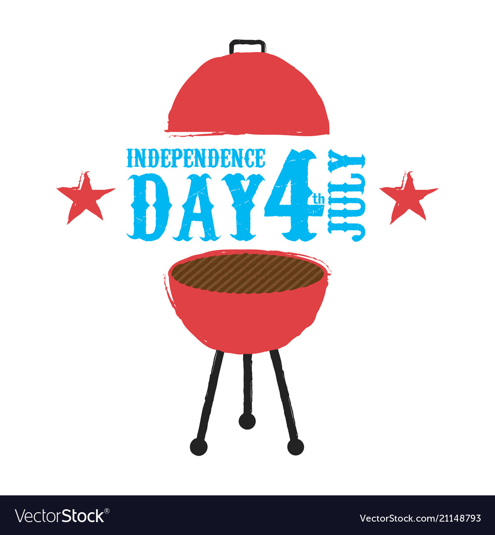 Happy independence day 4th of july Royalty Free Vector Image