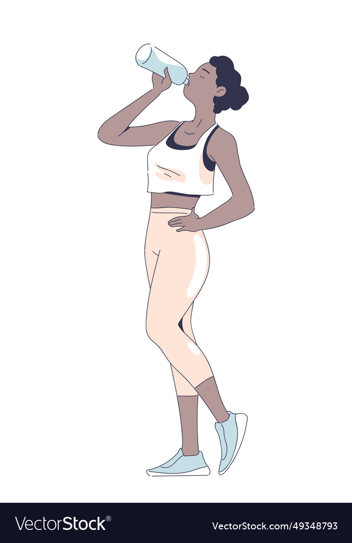 Person in sportswear gym doodle