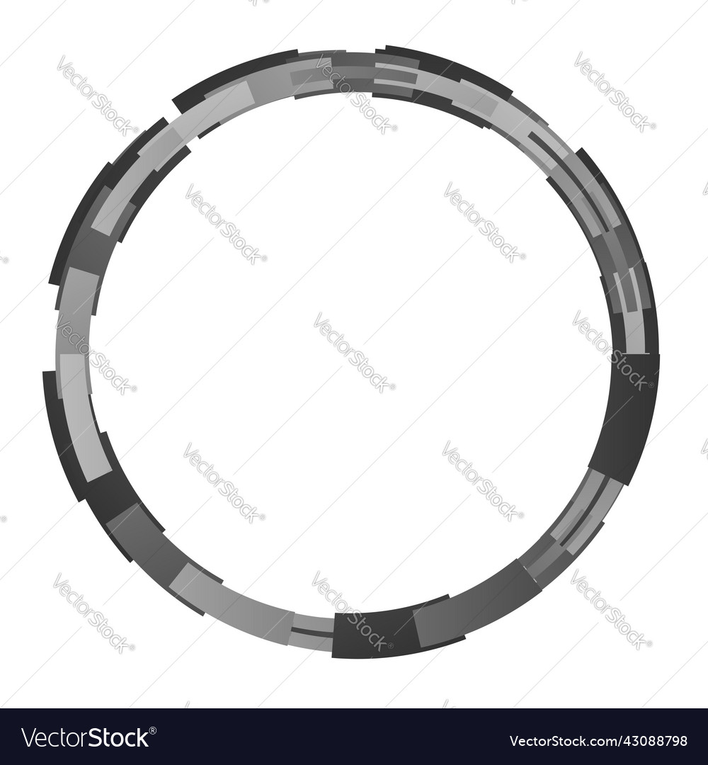 Abstract circle circular design element icon Vector Image Abstract circle circular design element icon