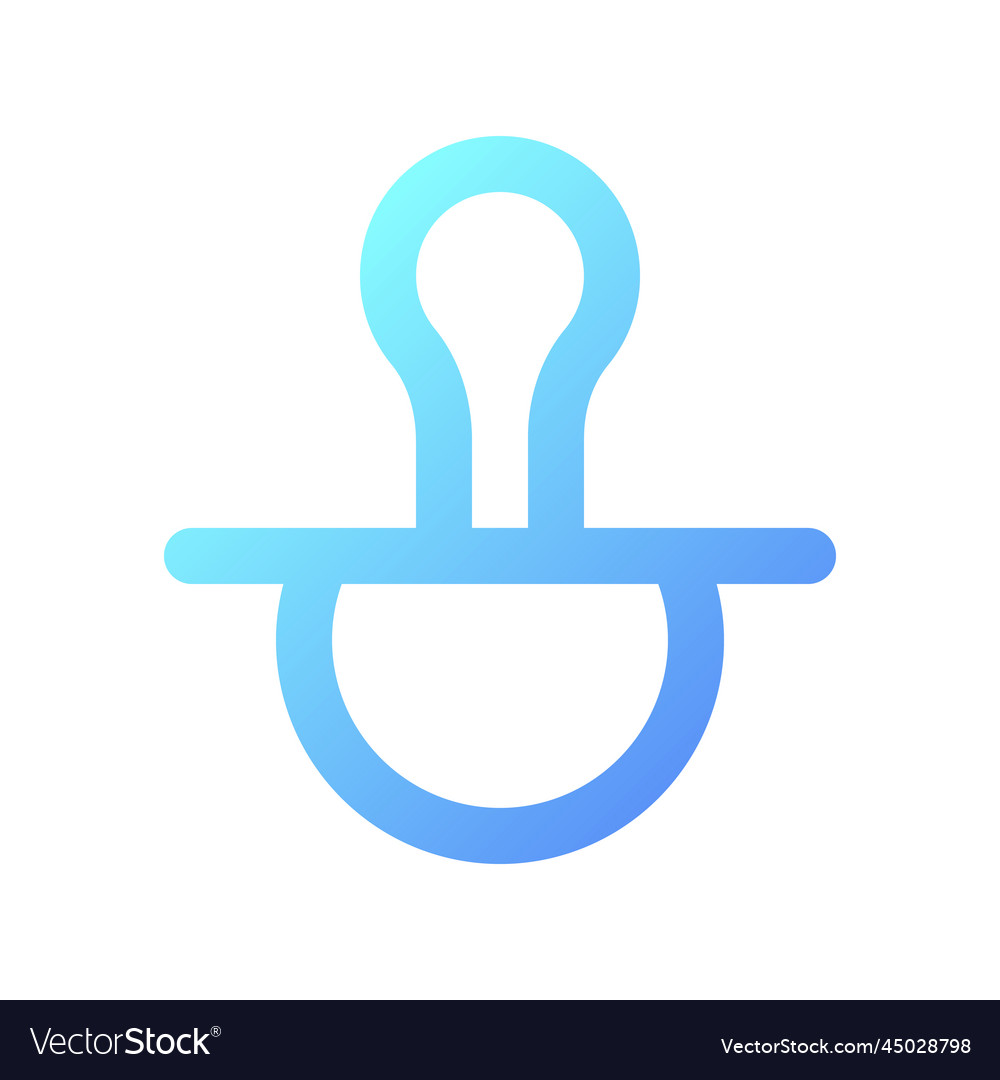 Babysitting pixel perfect gradient linear ui icon vector image Babysitting pixel perfect gradient linear ui icon
