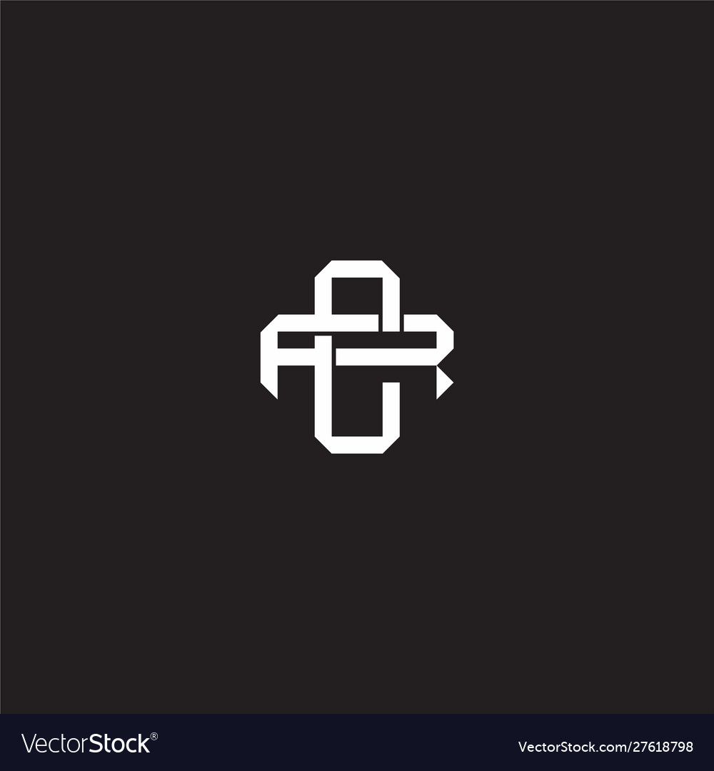 Cr initial letter overlapping interlock logo