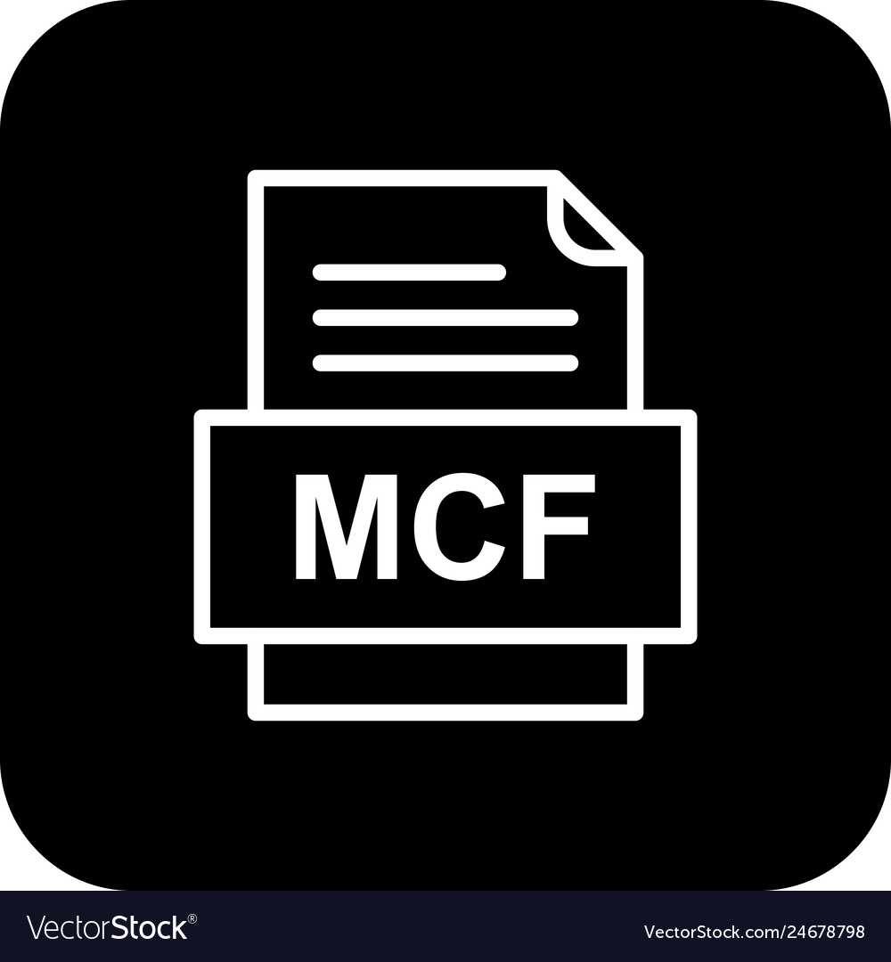 Mcf file document icon