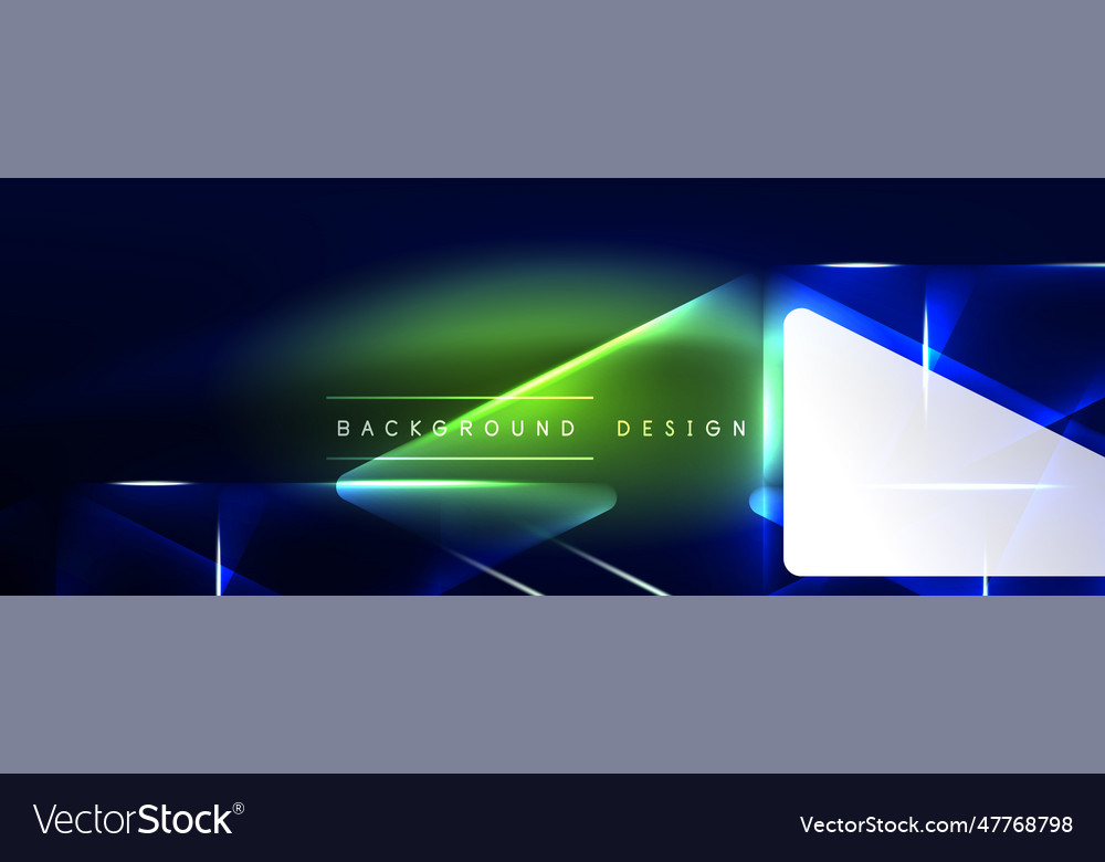Neon lights hacking geometric background virtual